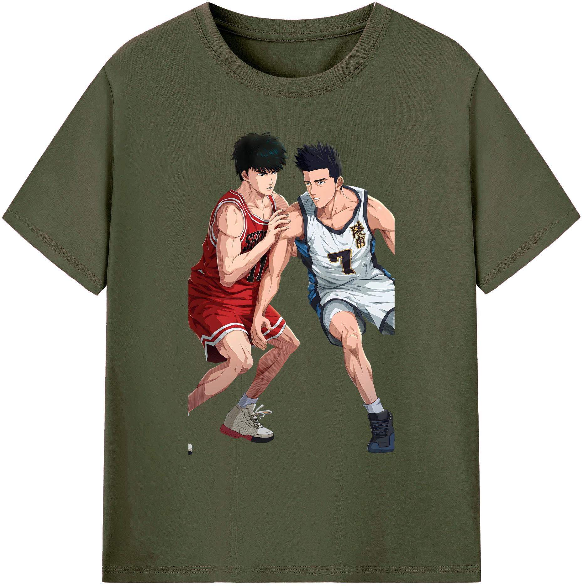 （画像用） SLAM DUNK／スラムダンク 綿100％ メンズ半袖Tシャツ｜肌触りやわらか＆通気性